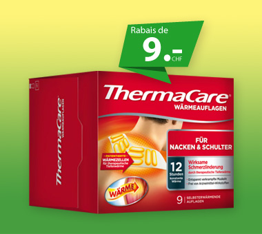 Thermacare cou épaule bras 9 pieces