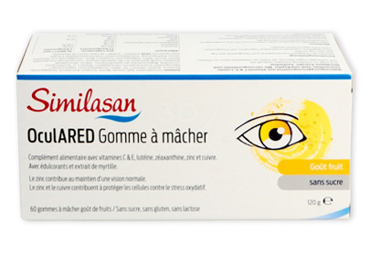 Similasan OCULARED gomme à mâcher 60 pièces